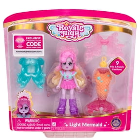 Royale High 3 inch Light Mermaid Fashion Doll - 1 Figure with 9 Fashion Accessories