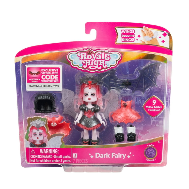 Royale High 3 inch Fashion Dolls Assortment 1 Figure with 9 Fashion Accessories Virtual Item Code Included