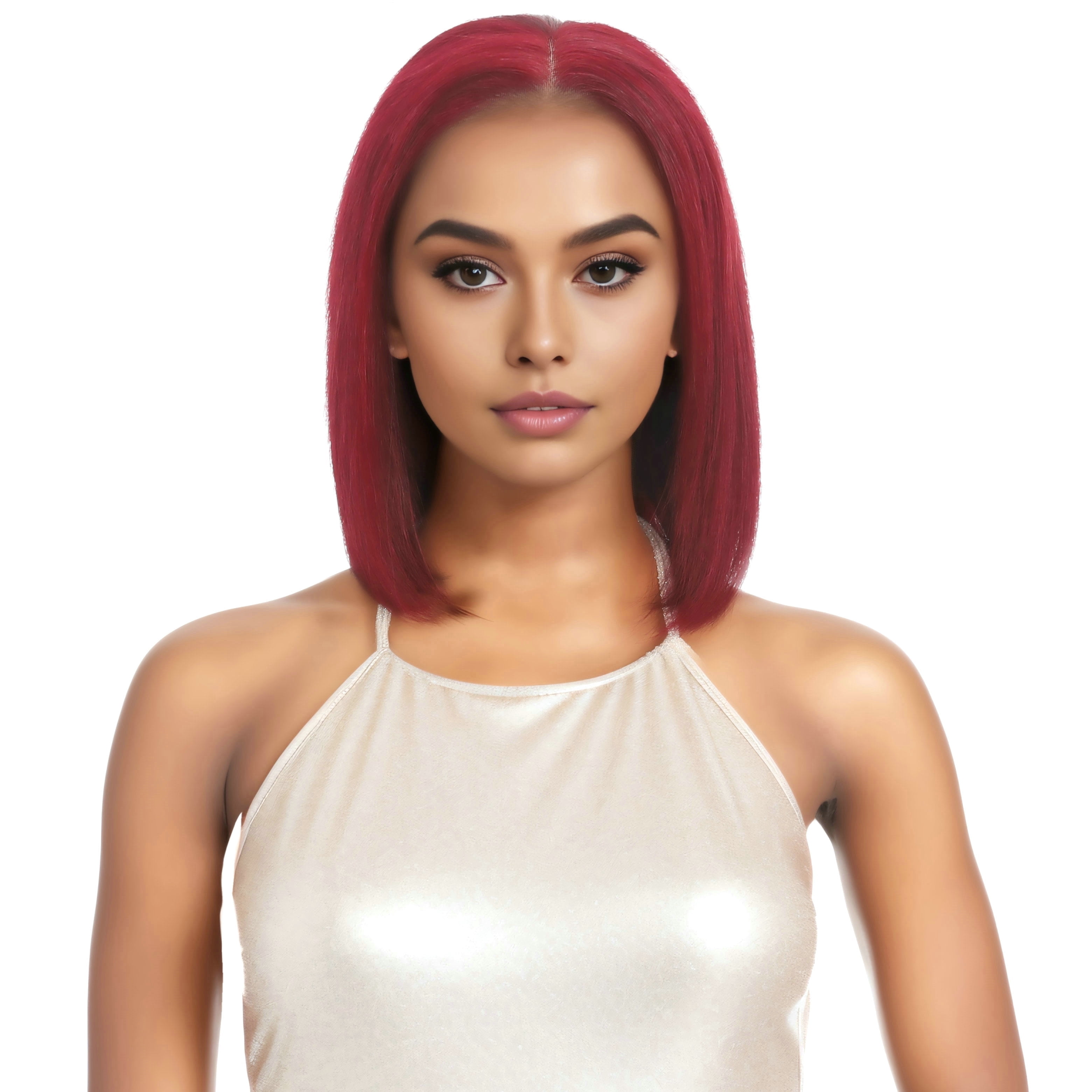 RYHAIR 10 inches 100% Human Hair 13x4 HD Lace Front Bob Wig with Pre Plucked Natural Hairline for Women
