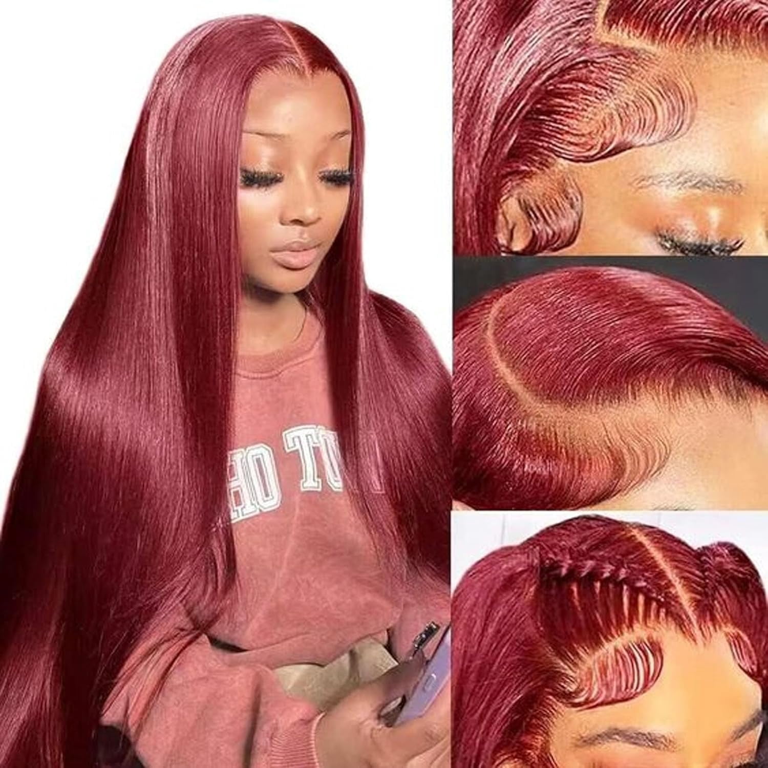 RYHAIR Long Wig 30 INCHES 50% Real Human Hair 50% Heat Resistant Synthetic Hair Curly Wave Body 13x4 HD Lace Front Wig for Women Diverse Styles Versatile Styling