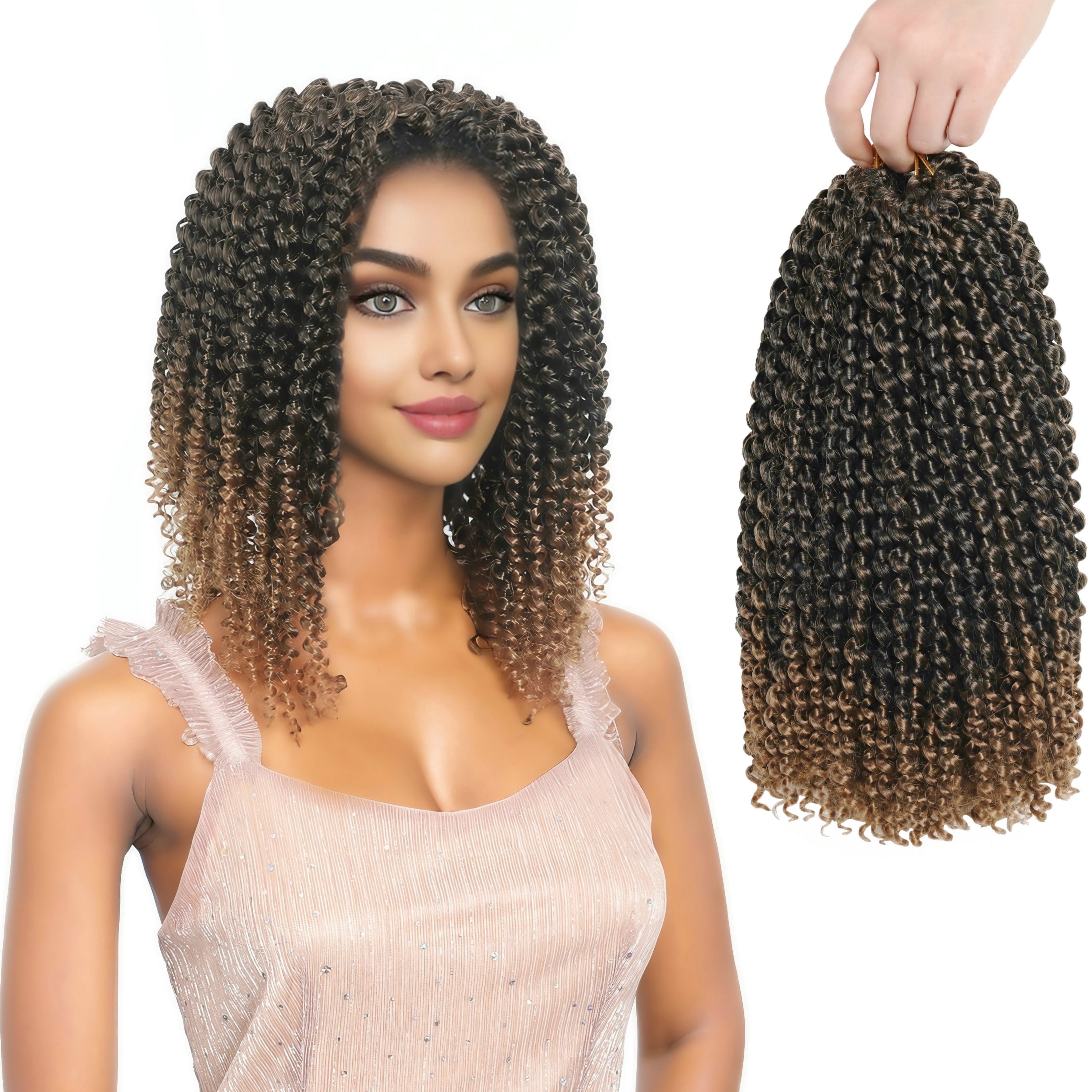 RYHAIR Passion Twist Hair 12 inches 7 packs 154 Strands Pre Looped ...