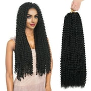 RYHAIR Passion Twist Hair 24 inches 7 Packs 154 Strands Pre Looped Water Wave Crochet Hair for Women