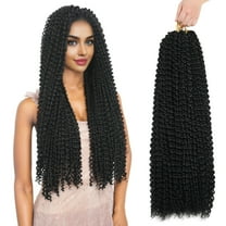 RYHAIR Passion Twist Hair 24 inches 7 packs 154 Strands Pre Looped Water Wave Crochet Hair for Women