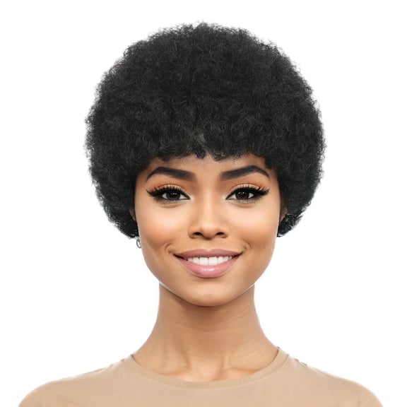 RYHAIR Kinky Curly 100% Human Hair Pixie Cut Wig Defined Curls Stylish Lightweight for Women Cosplay Daily Wear Theme Parties