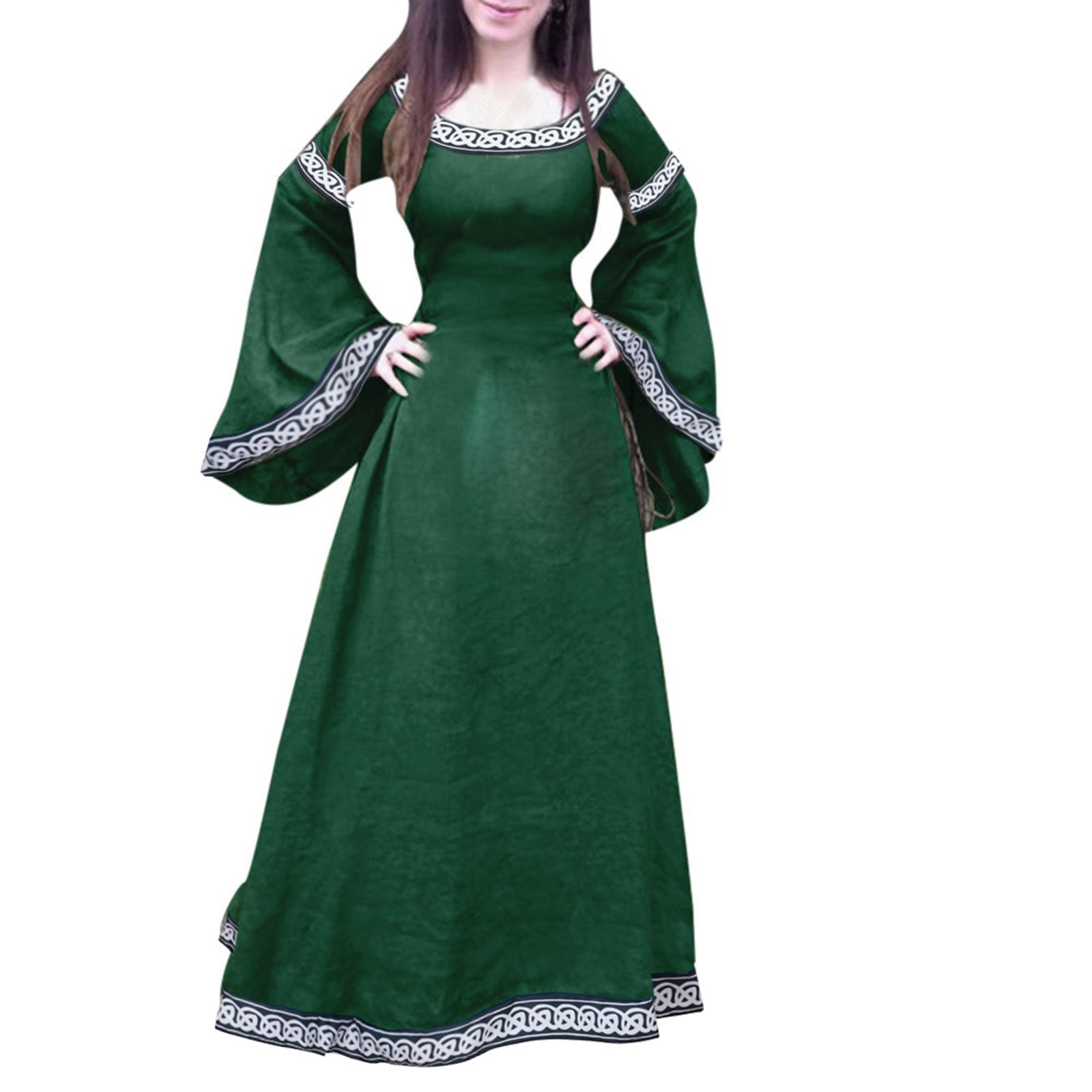 RYKJLWY Casual Dresses for Women Women Medieval Dress Renaissance Fit Irregular Long Sleeve Cosplay Maxi Dress (Green,S) - Walmart.com RYKJLWY Casual Dresses for Women Women Medieval Dress Renaissance Fit Irregular Long Sleeve Cosplay Maxi Dress (Green,S) - Walmart.com