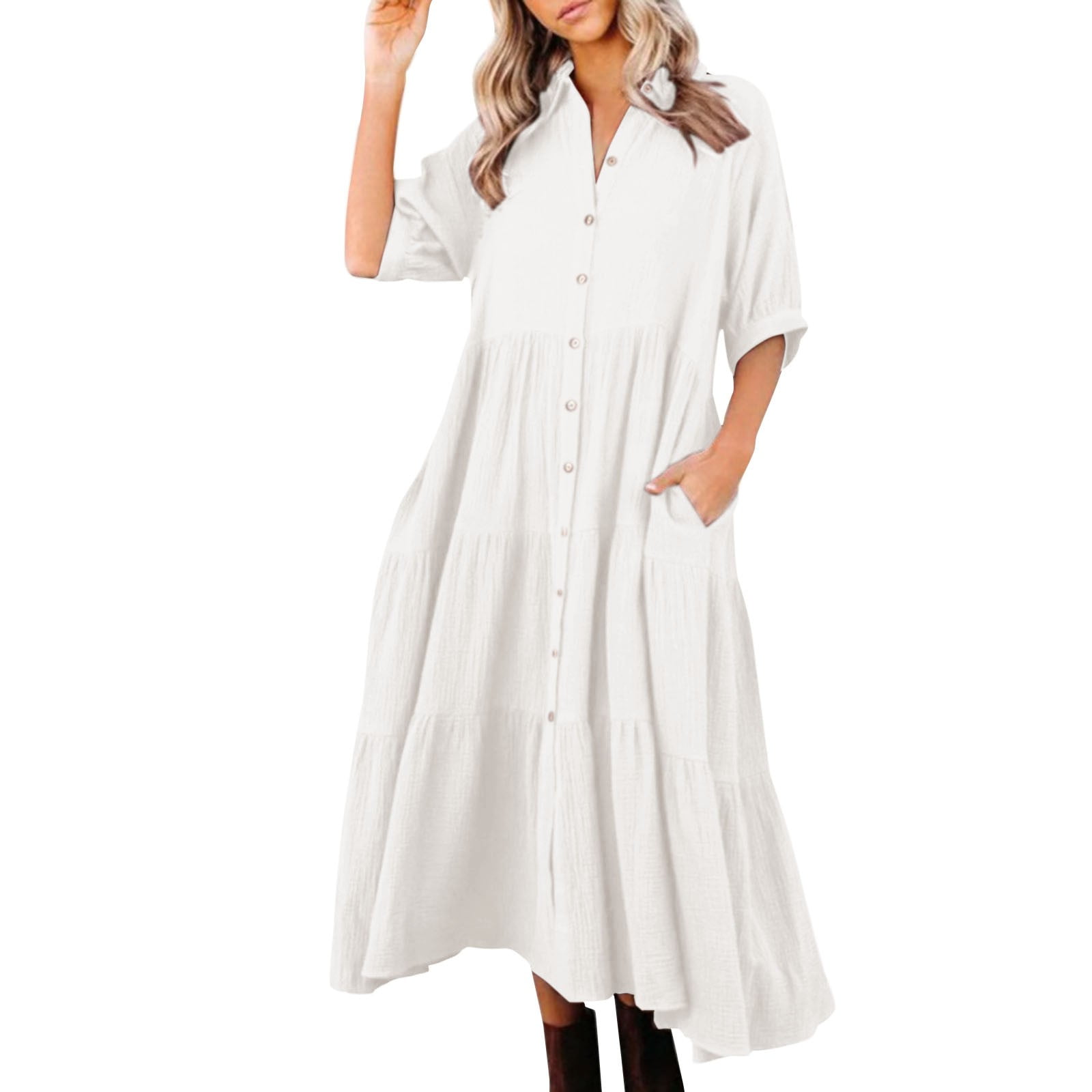 white christmas dresses Satin Milkmaid Mini Dress – Cotton Candy LA main image 0
