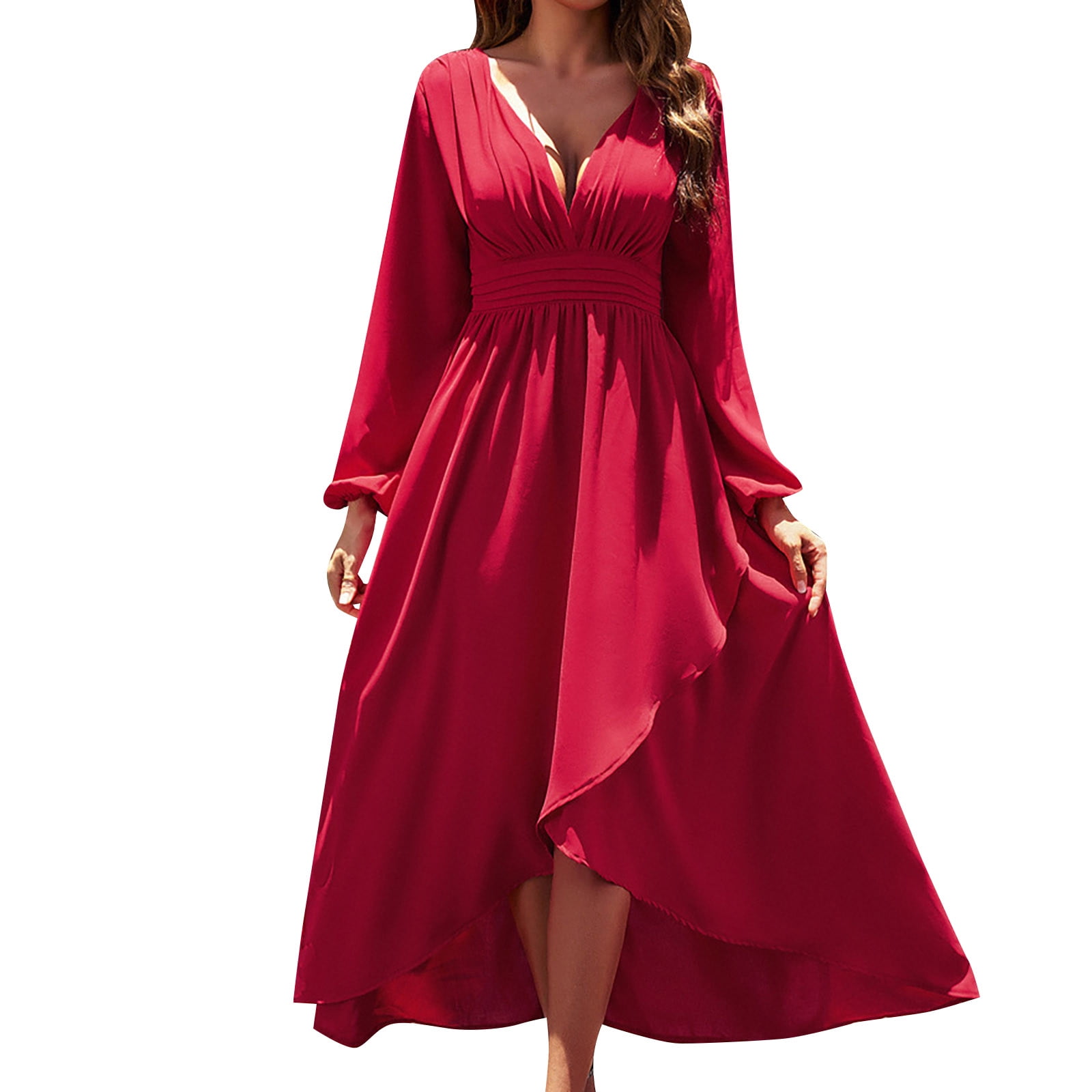 RYKJLWY Spring Dresses for Women 2024 Casual Women's 2023 Fall Dresses