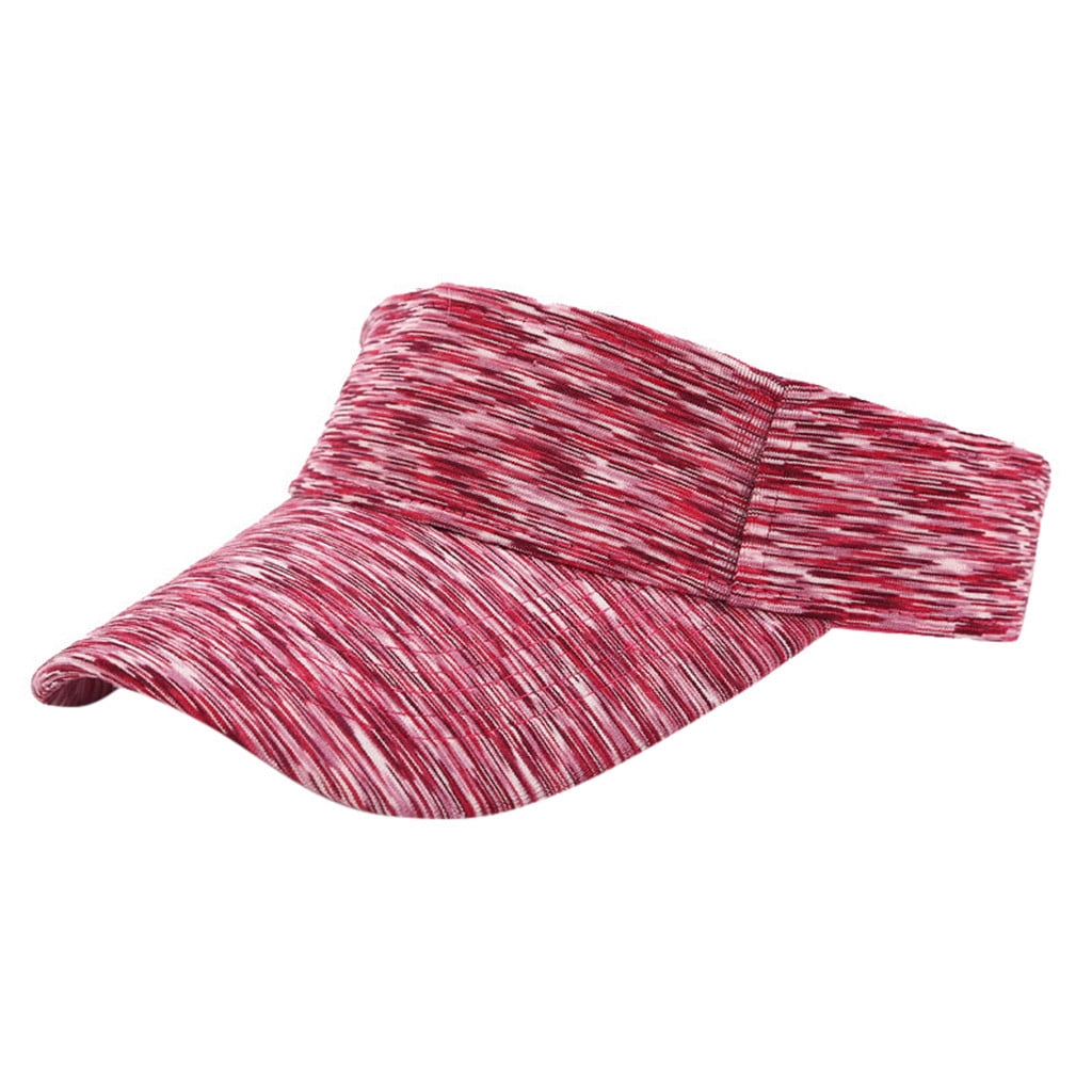 RYKJLWY Tennis Visors for Women Athletics Hat Adjustable Cap Gradient