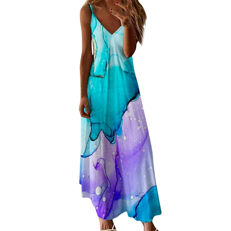 Floral Pattern Spaghetti Strap Chic Backless Maxi Dress Floral Pattern Spaghetti Strap Chic Backless Maxi Dress