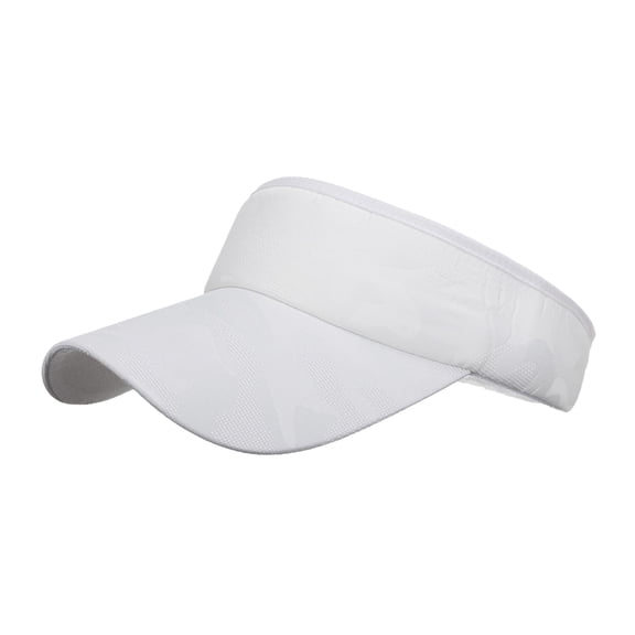 RYKJLWY Womens Visors for Summer Fashion Women Men Camouflage Breathable Beach Adjustable Baseball Cap Hip Hop Hat Sun Hat Sun Hats for Women Uv Protection Womens Visors for Summer(White,One Size)
