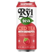 Ryl Iced Tea, Raspberry, Antioxidant Superblend, Zero Sugar, Low Carb, 16.0 Fl Oz, Can