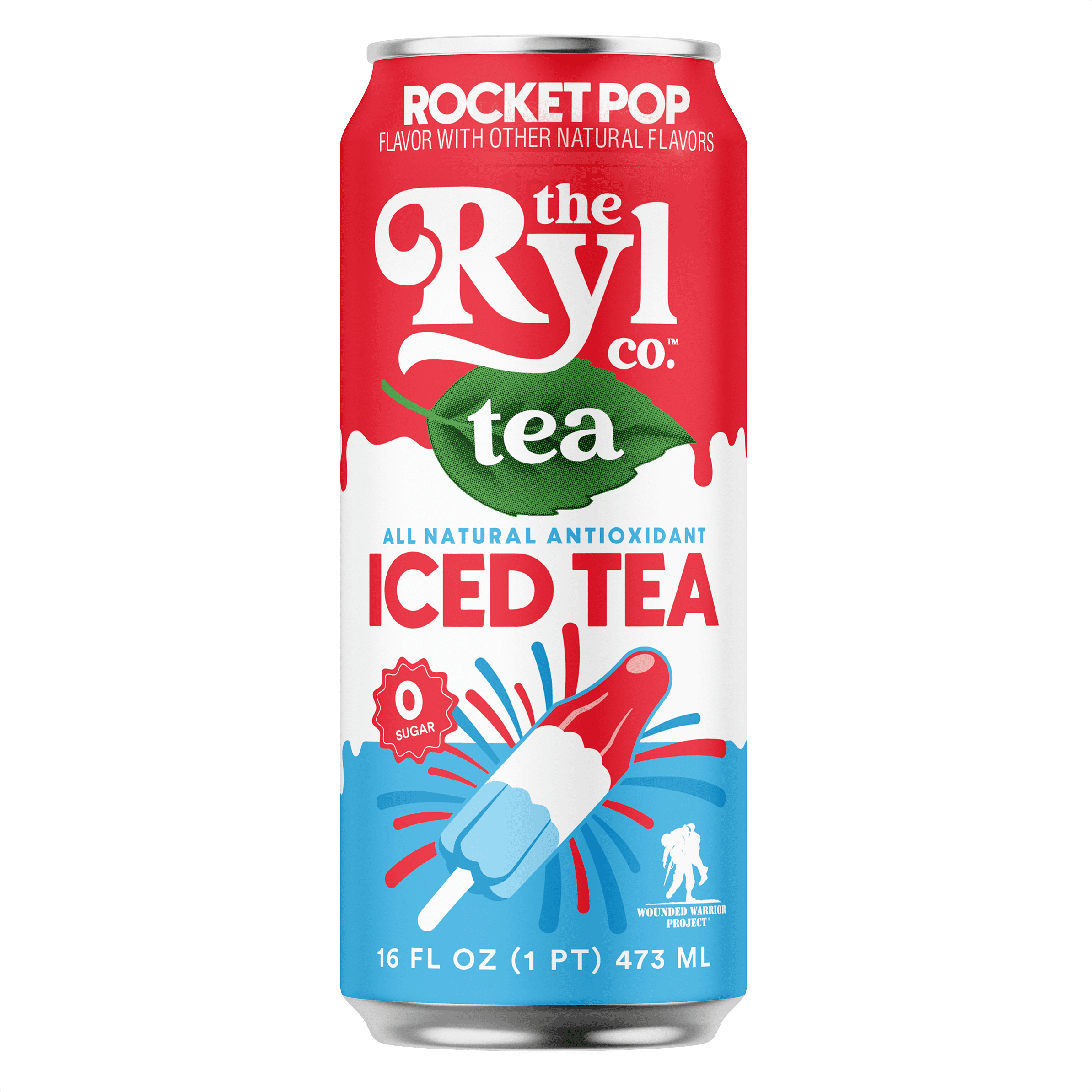 アイドル Rii Ryl Iced Tea, Rocket Pop, Antioxidant Superblend, Zero Sugar, Low