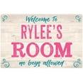 thumbnail image 1 of RYLEE'S Room Kids Bedroom Sign Gift 8x12 Metal Sign 108120089104, 1 of 1