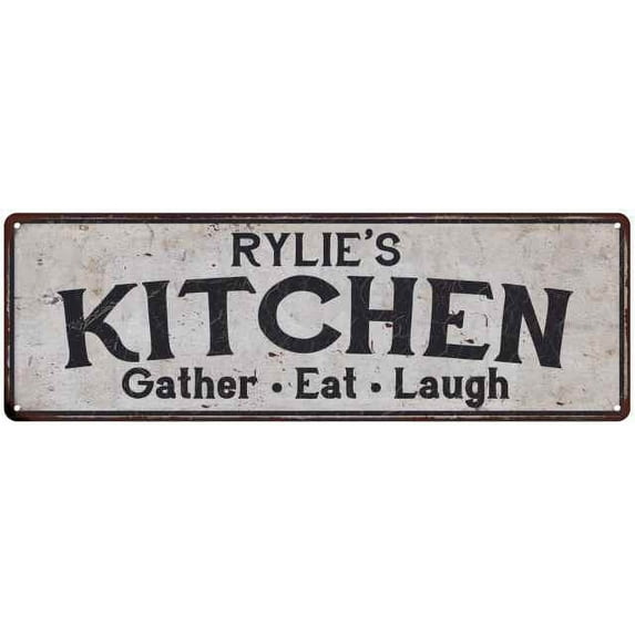 RYLIE's Kitchen Gift Rustic Chic Decor Gift 6x18 Sign 206180051270