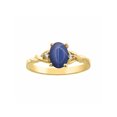 thumbnail image 1 of *RYLOS Classic  Blue Star Sapphire & Diamond Ring - September Birthstone*, 1 of 5