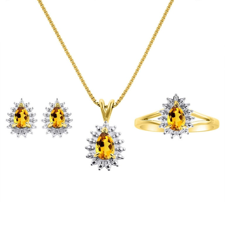 Yellow on sale jewelry walmart