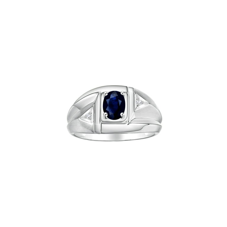 14k White Gold Genuine Oval Birthstone Rings 14k White Gold Genuine Oval Birthstone Rings