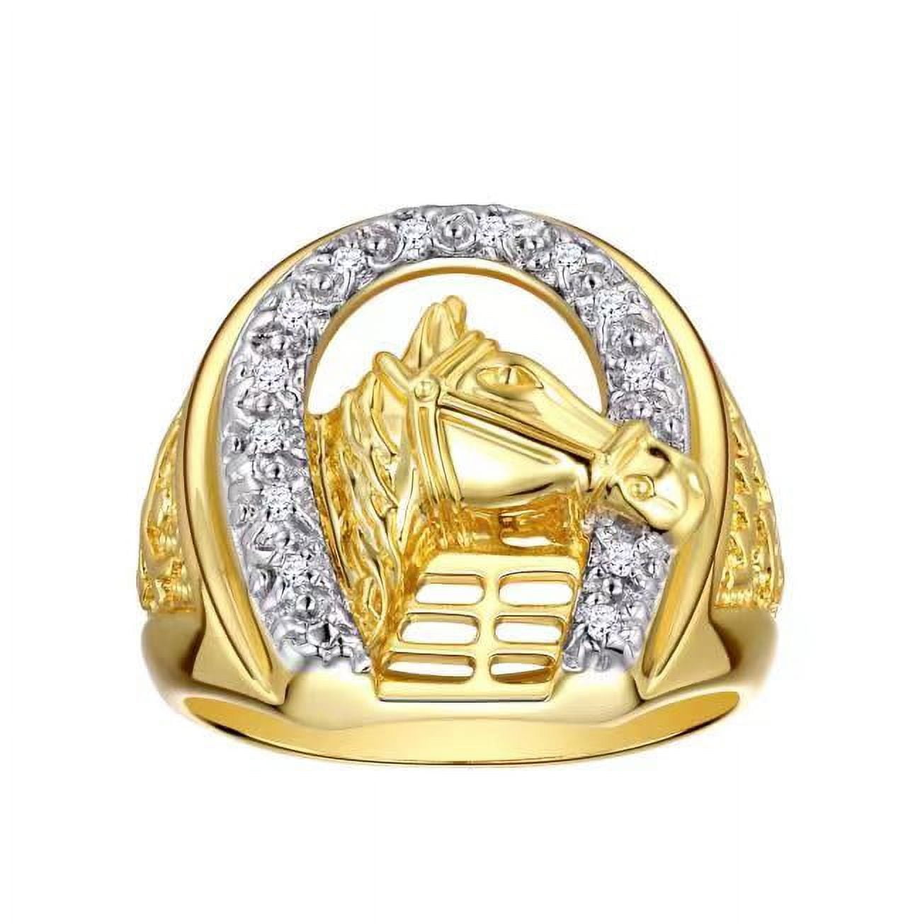 HorseShoe Pinky Ring White – Maison Vir Ven