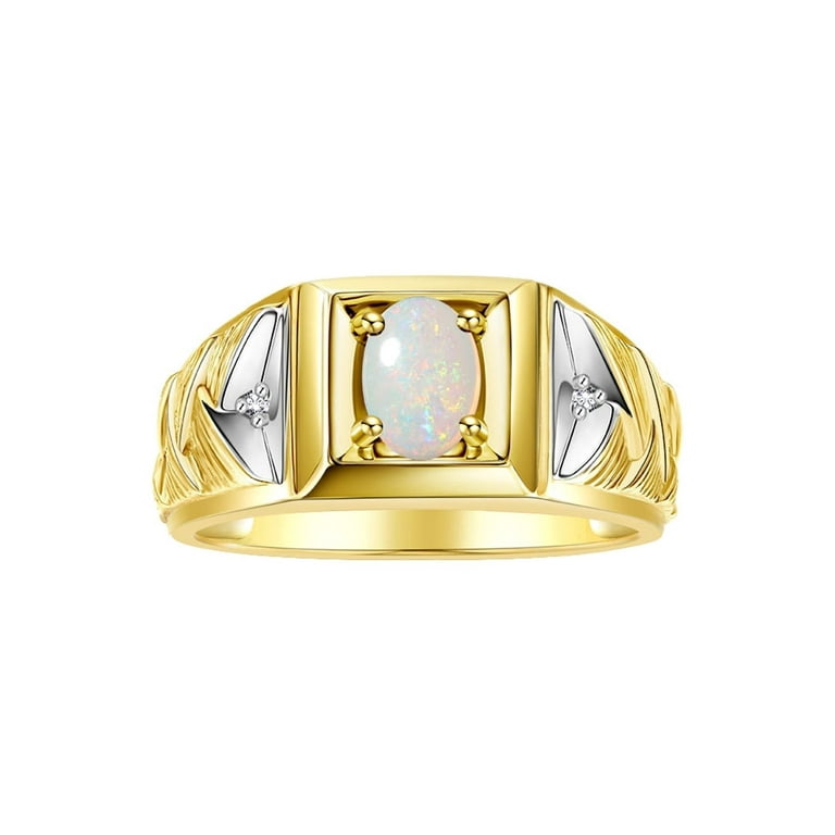 October birthstone rings for men deals