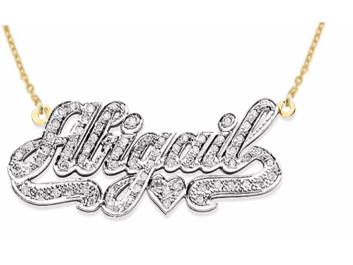 Custom Name Cuban Chain Crown Necklace Nameplate Pendant Women Men Jewelry  Gift | eBay