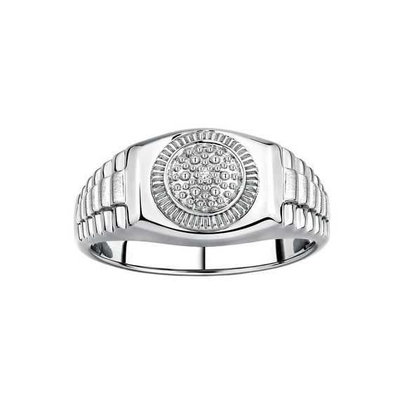 RYLOS Ring Sterling Silver Diamond Ring. Explore men's Silver rings, designer-inspired luxury Size 6