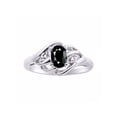 thumbnail image 1 of RYLOS  Rings for Women 14K White Gold Ring Classic Style Birthstone Ring 6X4MM Gemstone & Diamonds  October Onyx Jewelry for Women Gold Rings For Women Diamond Rings for Women Size 5,6,7,8,9,10, 1 of 6