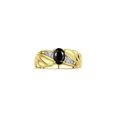 thumbnail image 1 of RYLOS Rings for Women 14K Gold Plated Silver Angel Wing Birthstone Ring 7X5MM Gemstone & Diamonds October Onyx Jewelry for Women Size 7, 1 of 7