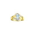 thumbnail image 1 of RYLOS Rings for Women 14K Gold Plated Silver Swirl Ring with 7X5MM Oval Gemstone &  Diamond Ring March Aquamarine Jewelry Size 10, 1 of 8