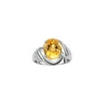 thumbnail image 1 of RYLOS Rings for Women Silver Ring Classic Designer Style Oval 12X10MM Solitaire Gemstone Ring November Citrine Jewelry for Women Size 10, 1 of 8