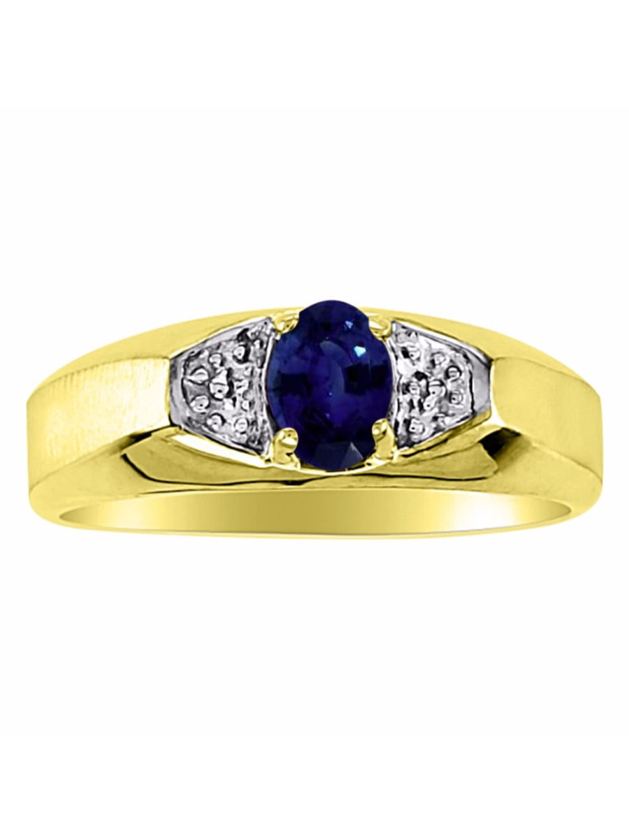 Beautiful 1 Carat cushion cut Blue Sapphire Solitaire Engagement Ring in  Yellow Gold - JeenJewels