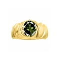 thumbnail image 1 of *RYLOS Solitaire Gemstone Green Sapphire  Ring - September Birthstone*, 1 of 4