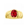 thumbnail image 1 of *RYLOS Solitaire Gemstone Red Ruby  Ring - July Birthstone*, 1 of 4