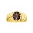 thumbnail image 1 of *RYLOS Solitaire Gemstone Smoky Quartz  Ring - June Birthstone*, 1 of 4