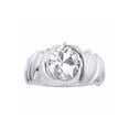 thumbnail image 1 of *RYLOS Solitaire Gemstone White Topaz  Ring - April Birthstone*, 1 of 4