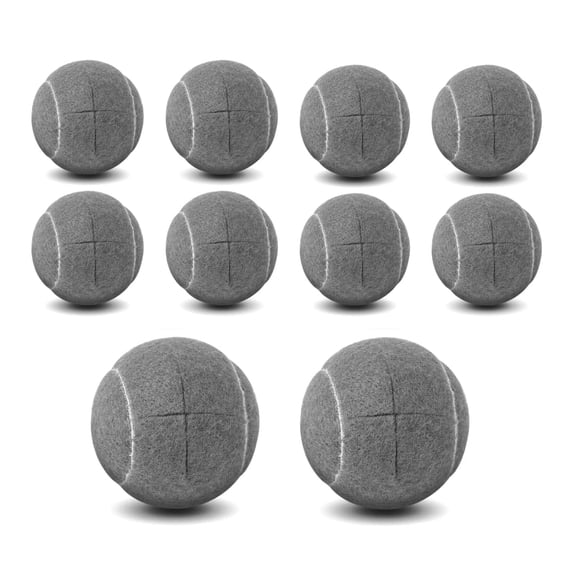 RYLZX 10Pcs Walker Tennis Balls Precut Tennis Balls for Walkers Walkers Legs Universal Precut Glide Balls, Heavy Duty Long Lasting Felt Pad Glide Coverings for Furniture Legs and Floor Protection