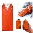 thumbnail image 1 of RYLZX 2 Pack Emergency Sleeping Bags Including a whistle Portable Emergency Blanket Survival Gear, 1 of 9
