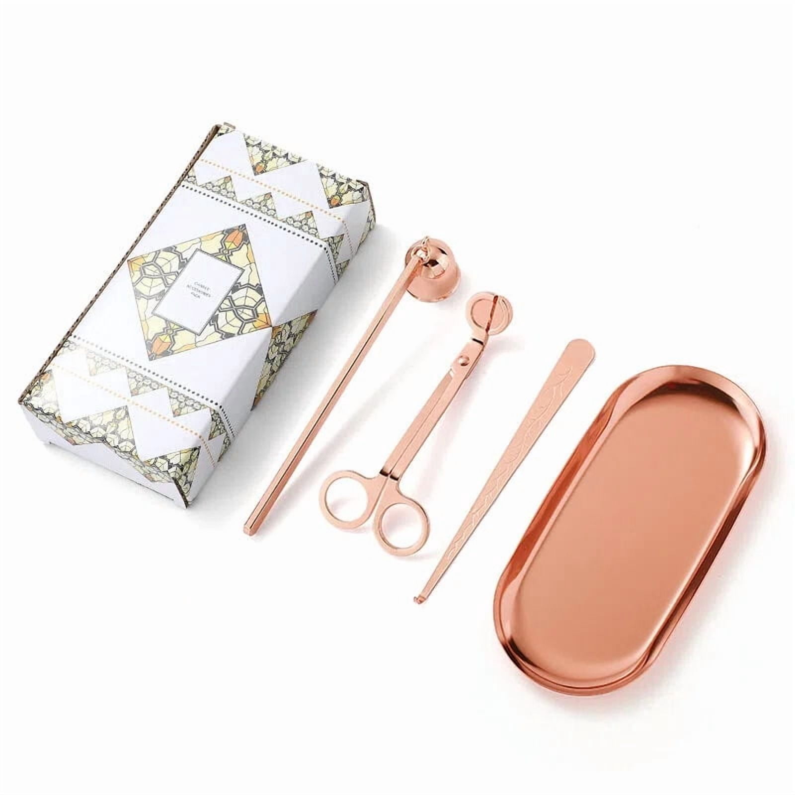 RYLZX 4 in1 Candle Accessory Set with Storage Tray Plate, Candle