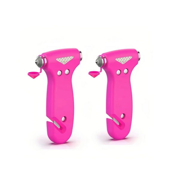 RYLZX Car Safety Hammer Set of 2 Emergency Escape Tool Auto Car Window Glass Hammer Breaker and Seat Belt Cutter Escape 2-in-1 for Family Rescue & Auto Emergency Escape Tools