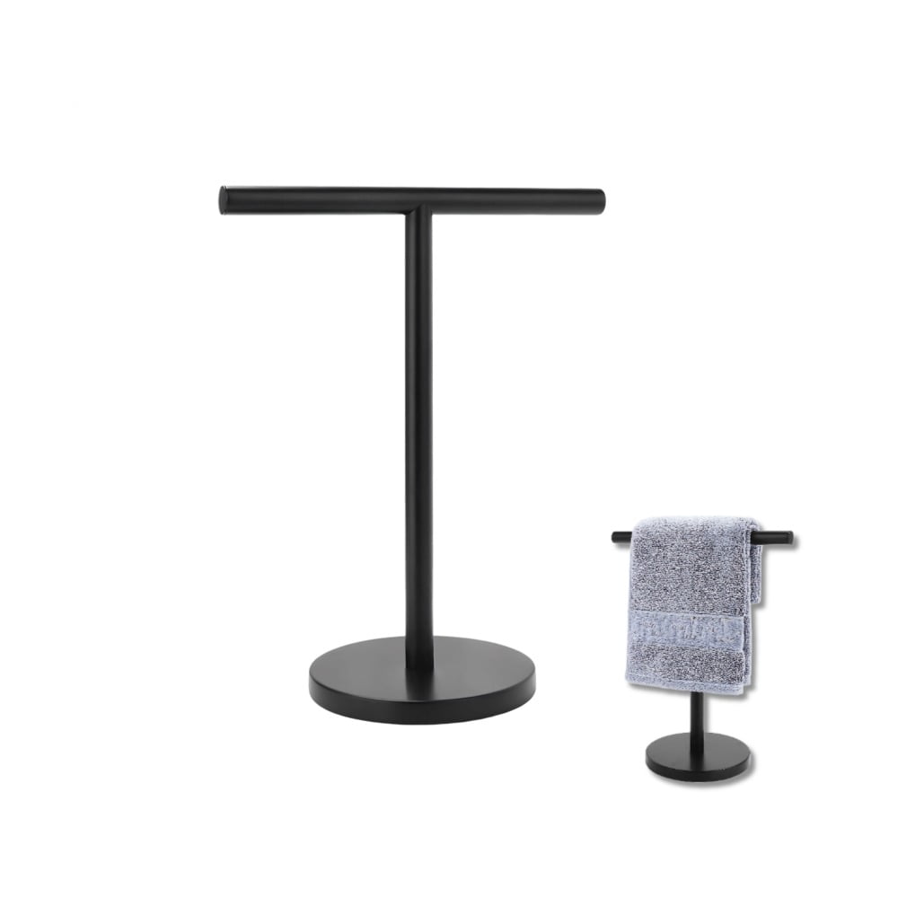 Modern Rectangle Base Freestanding Countertop Towel Holder