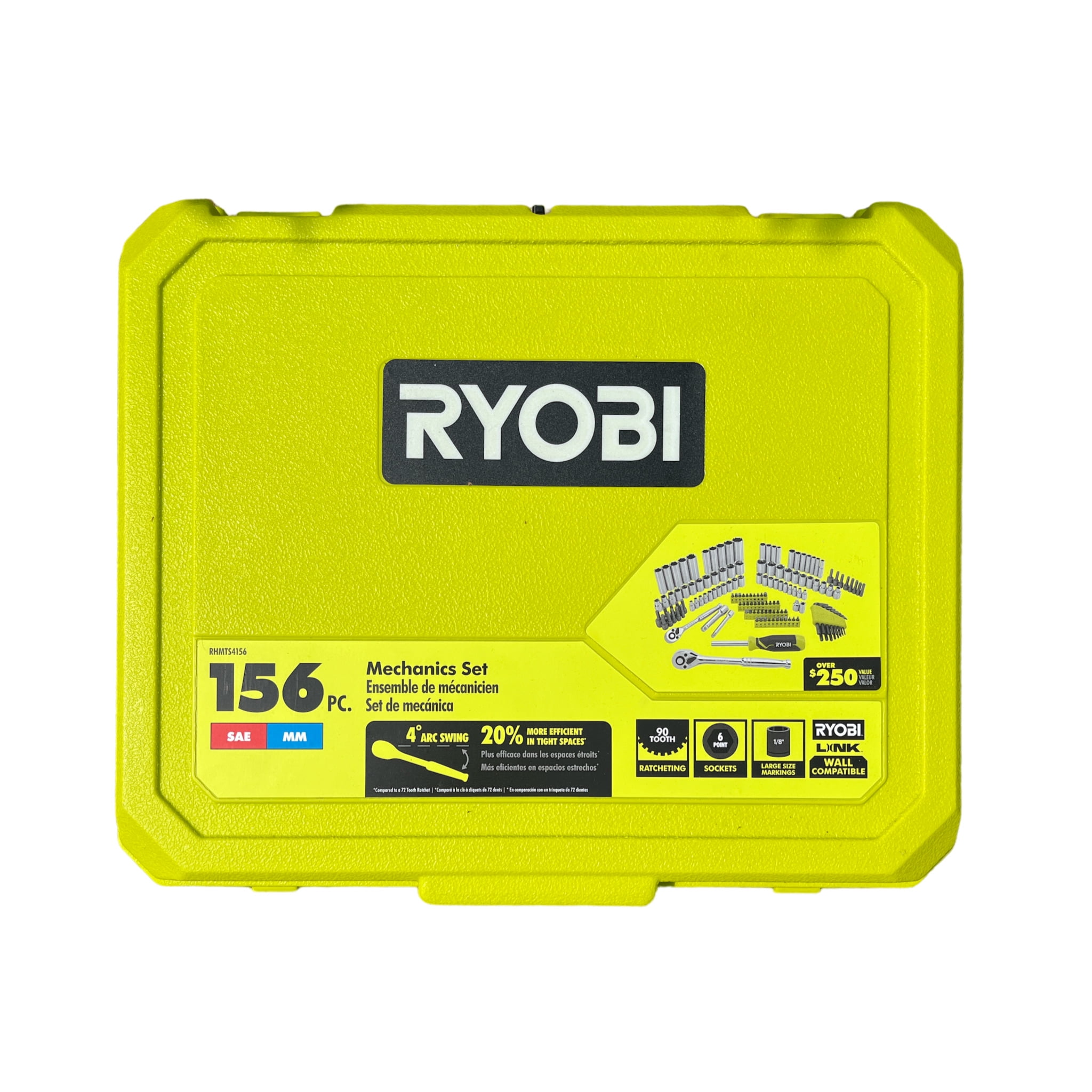 RYOBI 156 PC. Mechanics Tool Set - Walmart.com