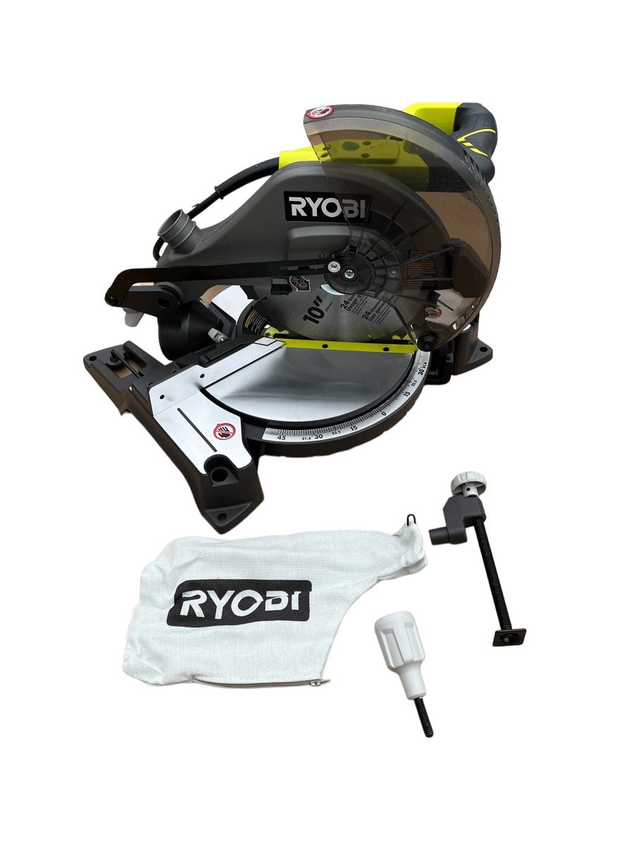 RYOBI 10 in. Compound Miter Saw with LED Factory Reconditioned