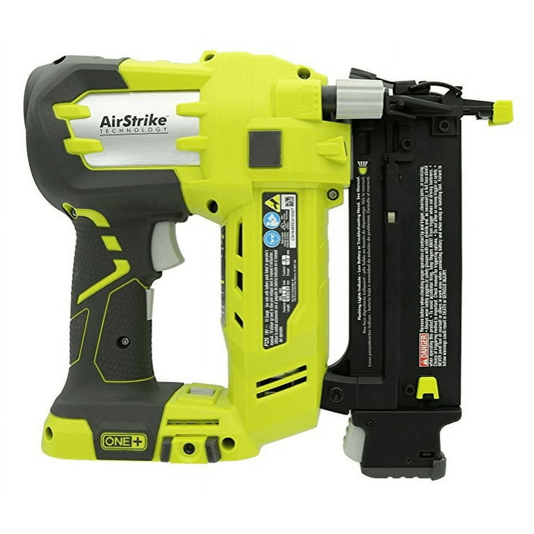Ryobi P321K1N One+ 18V 18-Gauge Cordless Airstrike Brad Nailer with 4.0 Ah Battery and Charger