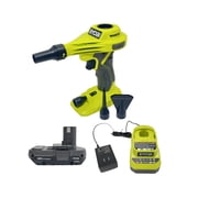 RYOBI 18 Volt High Volume Inflator PCL016 Kit with Battery and Charger