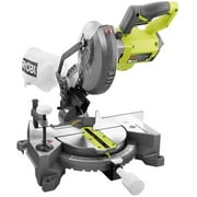 RYOBI 18-Volt ONE+ Cordless 7-1/4 in. Compound Miter Saw Tool Only with Blade