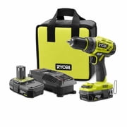 RYOBI 18-Volt ONE+ Lithium-Ion Cordless Brushless 1/2 in. Drill/Driver Kit with 2 2.0 Ah Batteries, Charger, and Bag