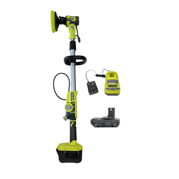 RYOBI 18 Volt PCL1701 Cordless Soap Dispensing Scrubber Kit