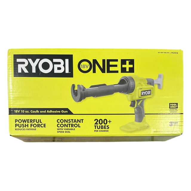 RYOBI 18V ONE+ 10 Oz. Cordless Battery Operated Electric Caulk and