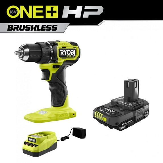 RYOBI 18V ONE+ HP Compact Brushless 1/2" Drill/Driver Kit