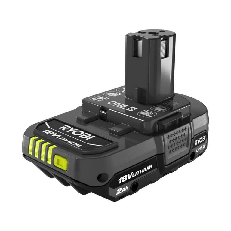 RYOBI 18V ONE Rechargeable Lithium Ion 2.0 Ah Compact Battery Walmart