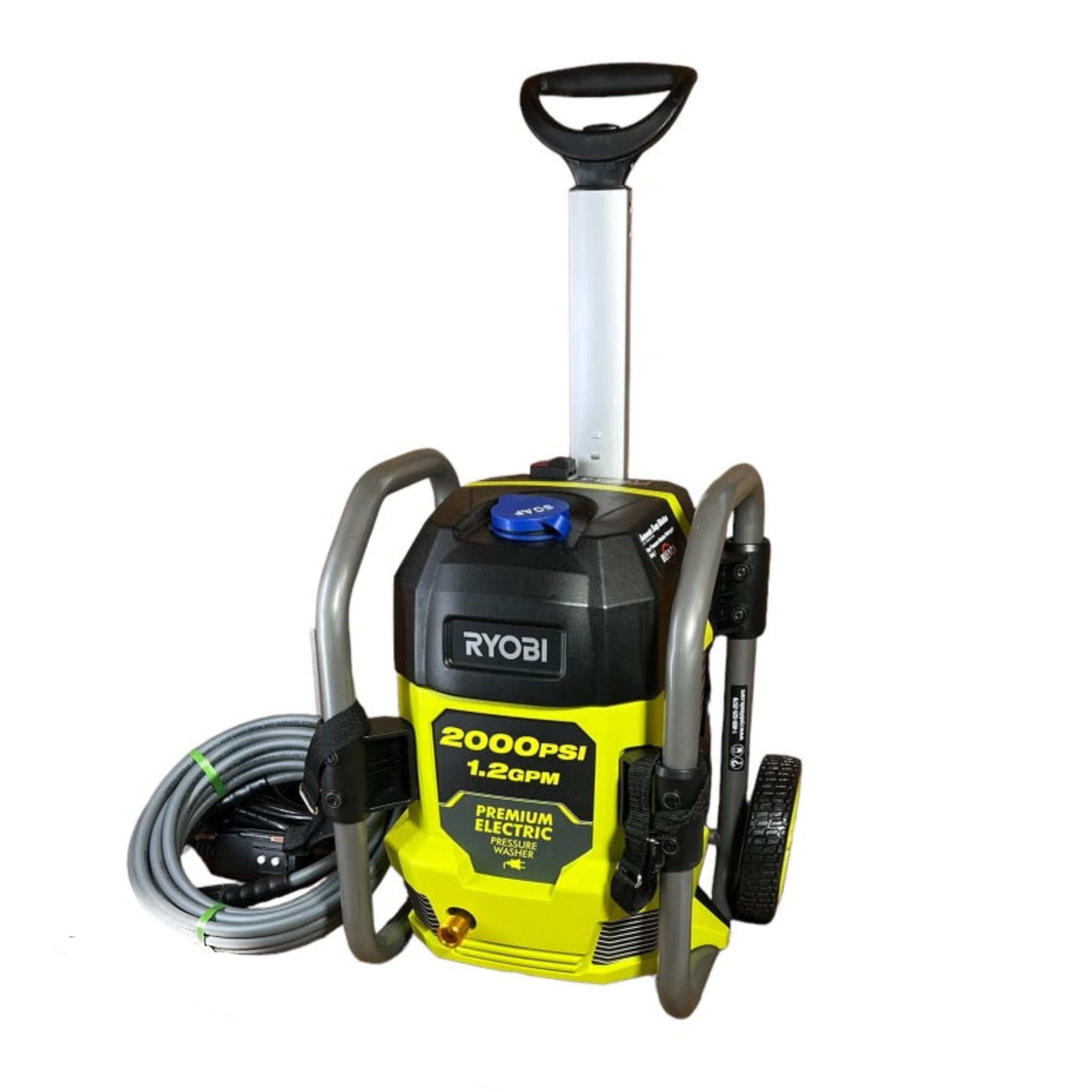 RYOBI 2 000 PSI 1.2 GPM Electric Pressure Washer with Power Accessories and Turbo Nozzle Walmart